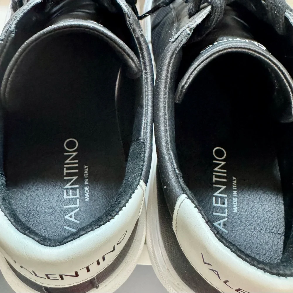 VALENTINO BY MARIO VALENTINO Febo Sauvage Pt. Leather Sneakers Men 7 Women 8.5 - Picture 11 of 16